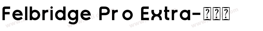Felbridge Pro Extra字体转换 Felbridge Pro Extra字体转换